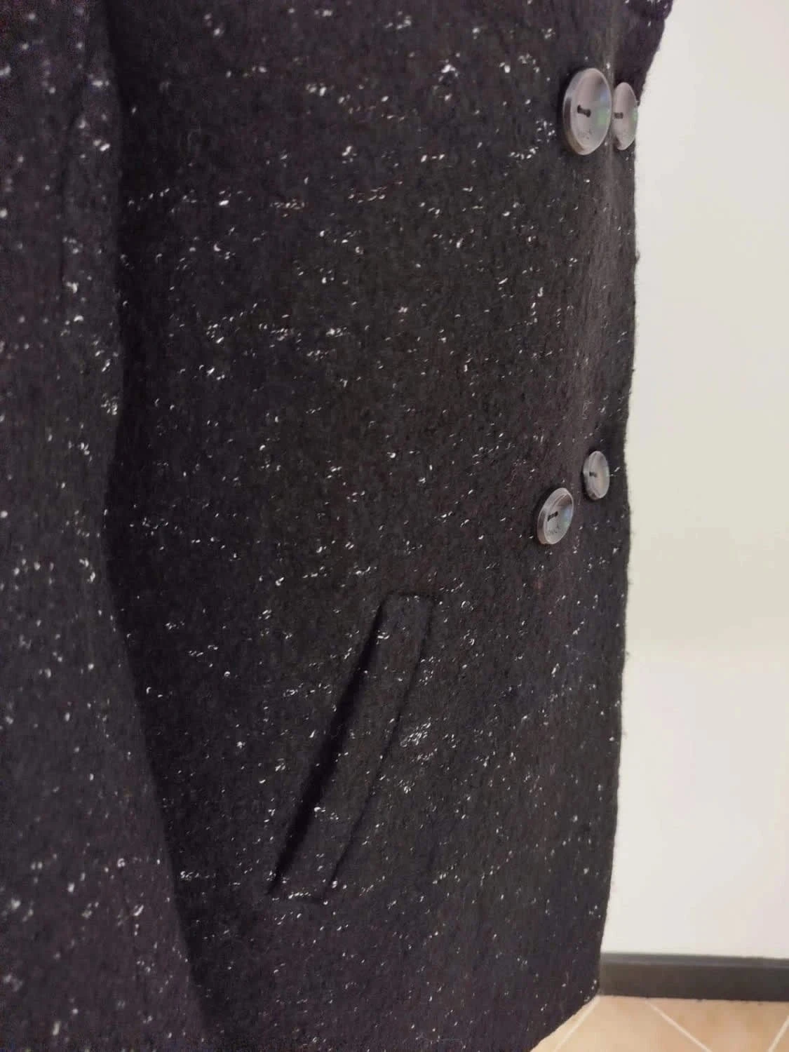 💎Manteau corto / Duffle coat NUEVO con lana ONLY Mujer Talla M / 38 – photo 9
